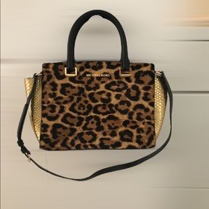 Michael kors leopard bag new